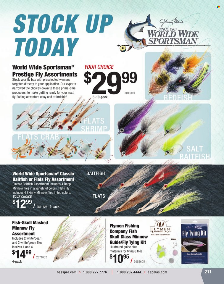 Bass Pro Shops flyer . Page 211.