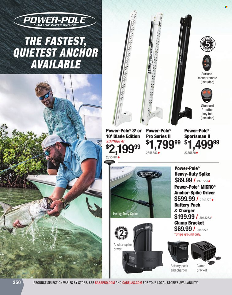 Bass Pro Shops flyer . Page 250.