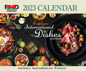 Food Bazaar - Calendar