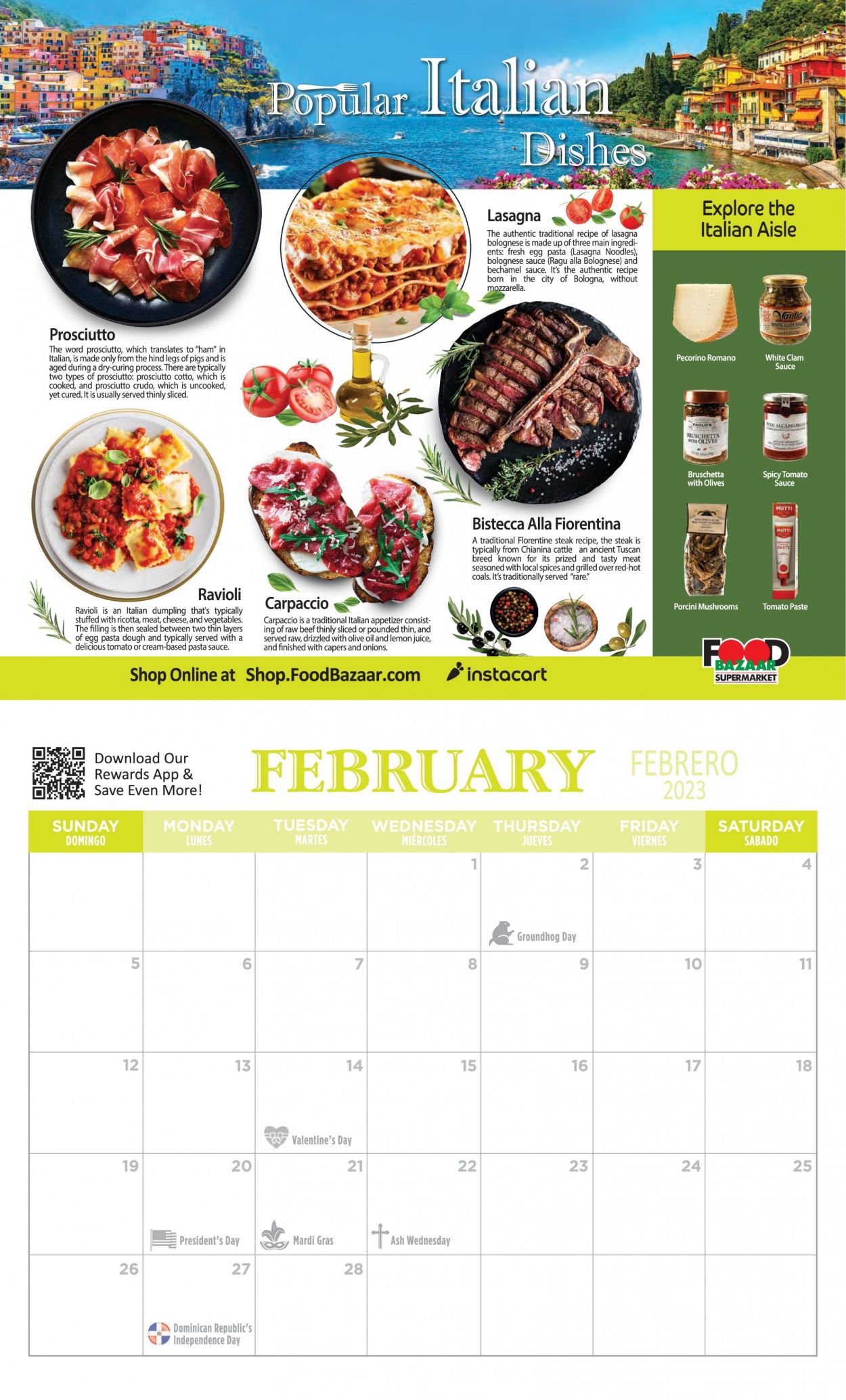 Food Bazaar flyer  - 01.01.2023 - 12.31.2023. Page 4.