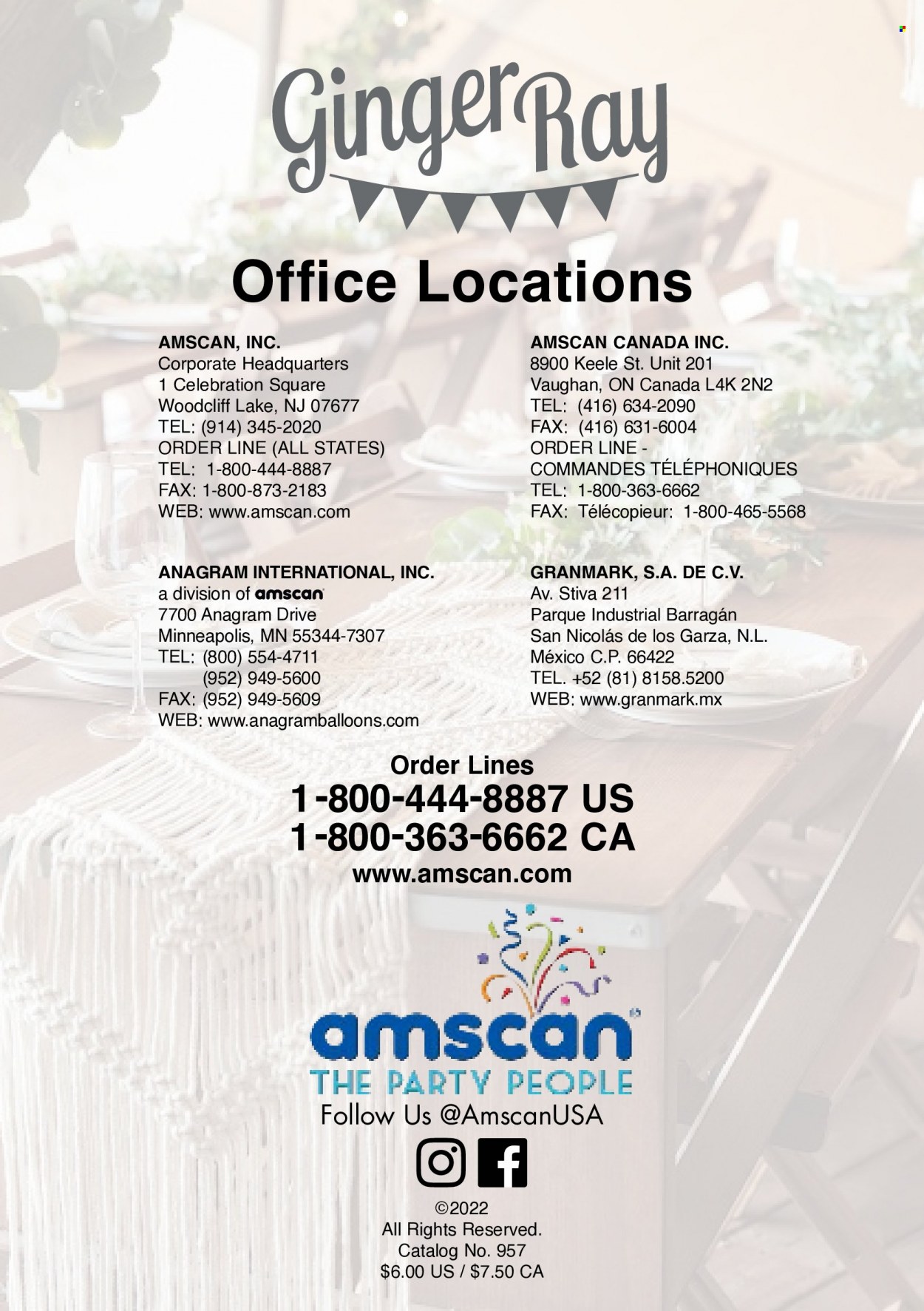 Amscan flyer . Page 78.