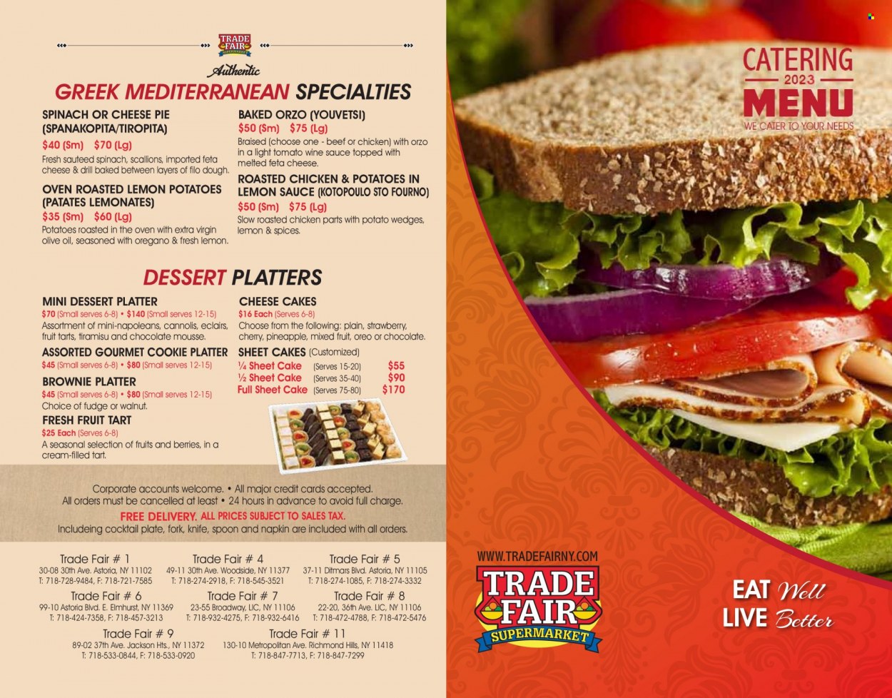 Trade Fair Supermarket flyer . Page 1.