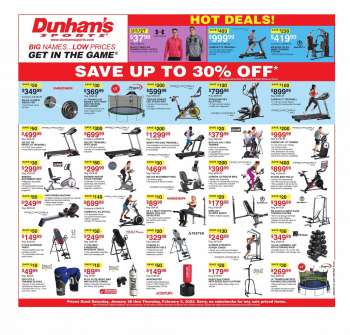 Dunham's Sports Columbus weekly ads