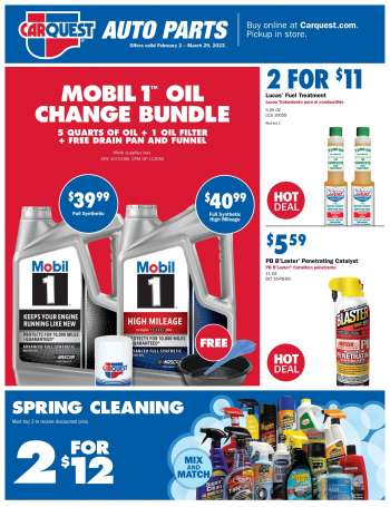 Carquest Columbus weekly ads