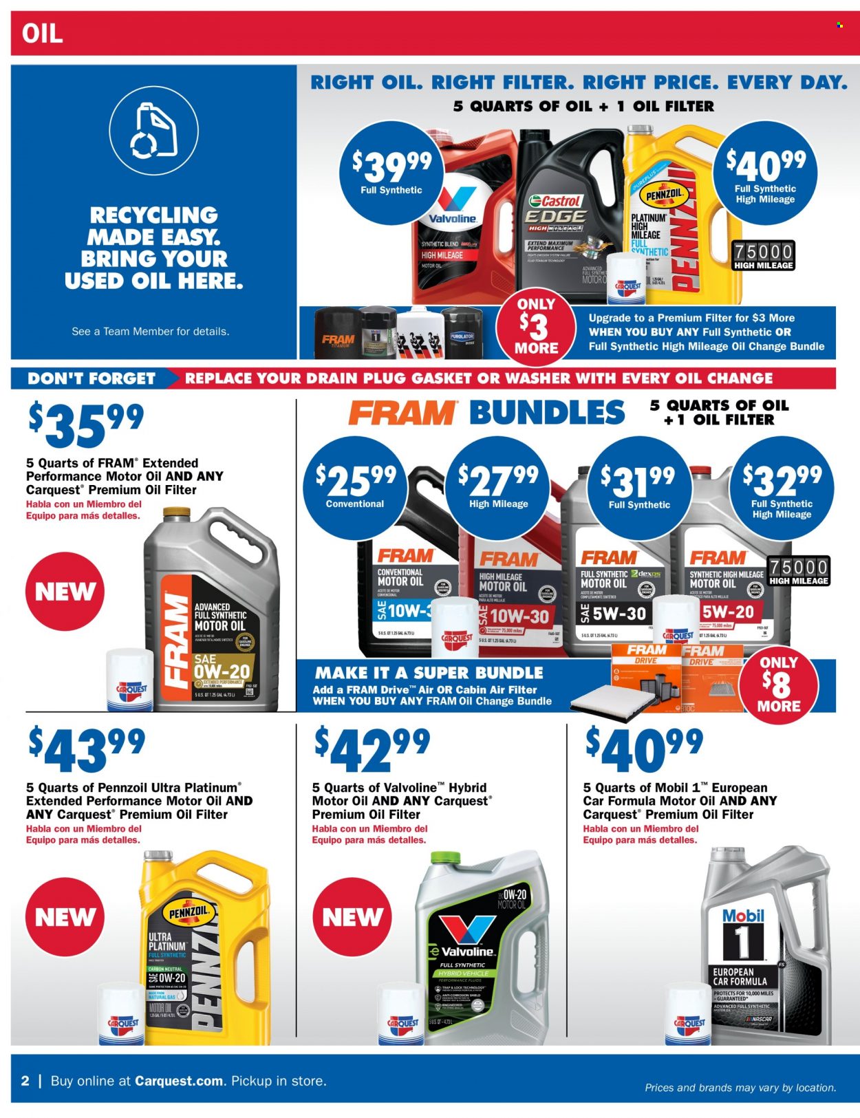 Carquest flyer  - 02.02.2023 - 03.29.2023. Page 2.