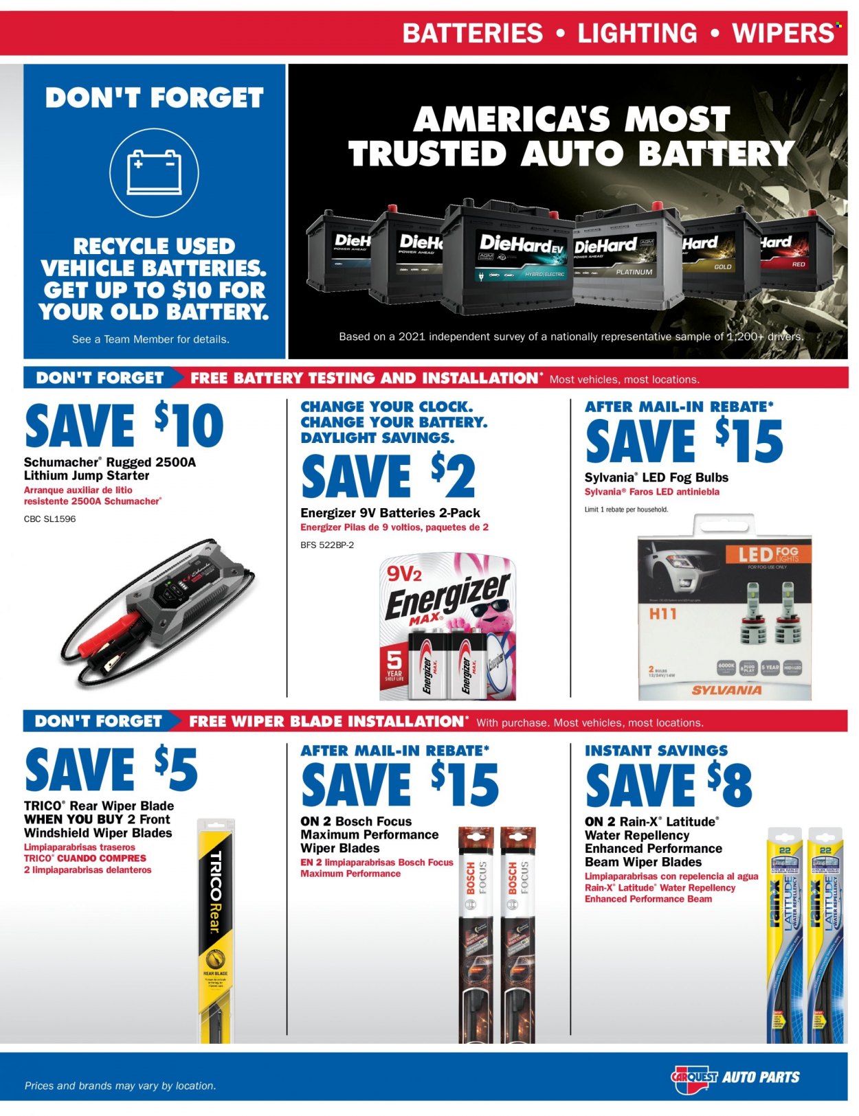 Carquest flyer  - 02.02.2023 - 03.29.2023. Page 7.