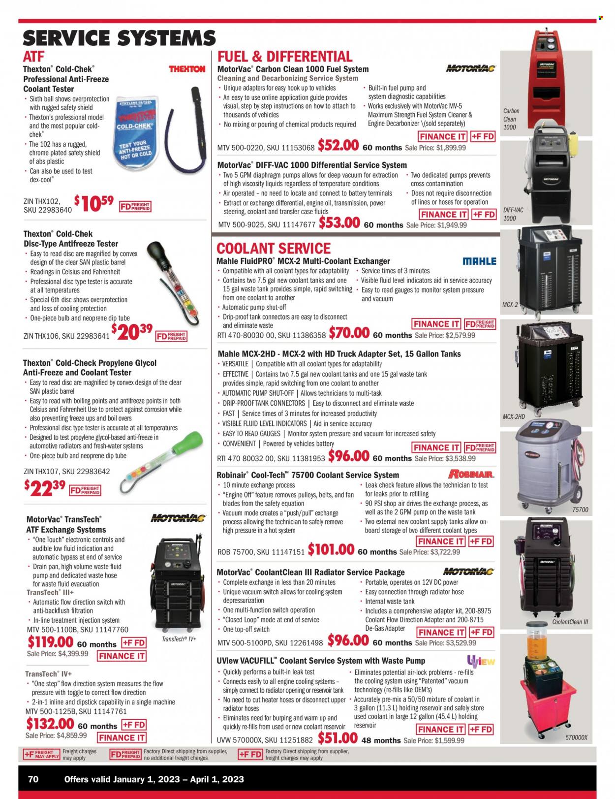 Carquest flyer  - 01.01.2023 - 04.01.2023. Page 70.