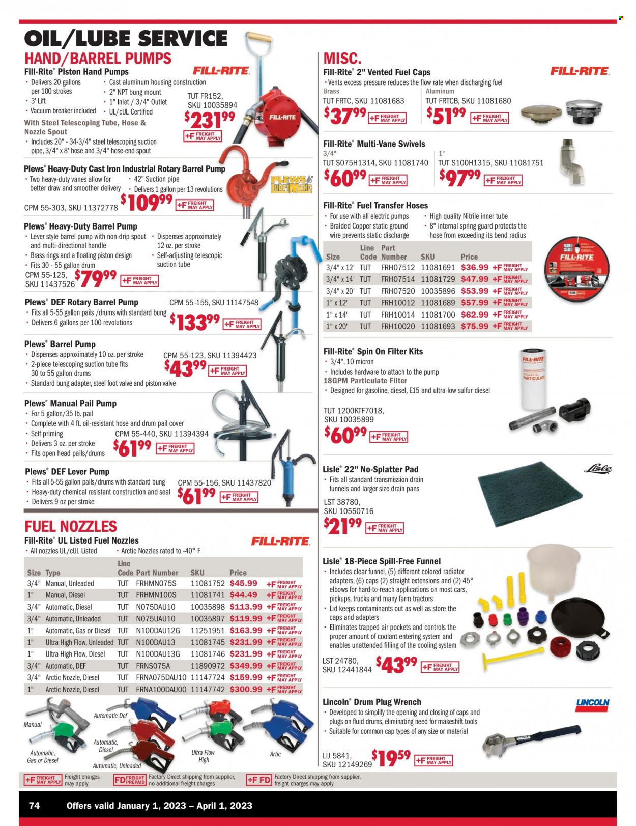 Carquest flyer  - 01.01.2023 - 04.01.2023. Page 74.