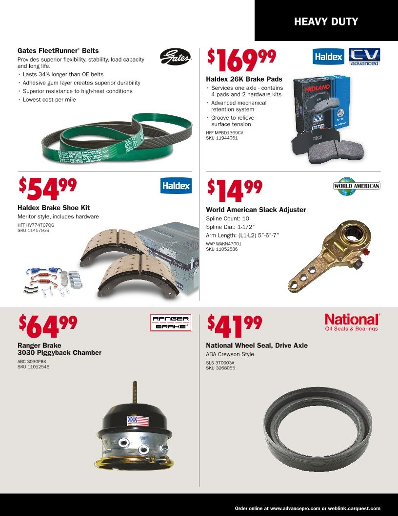 Carquest flyer  - 02.01.2023 - 03.31.2023. Page 4.
