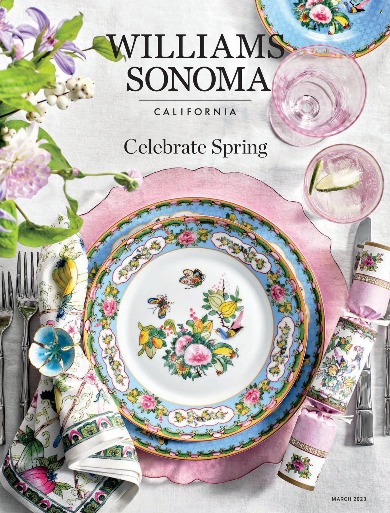 Williams-Sonoma flyer . Page 1.