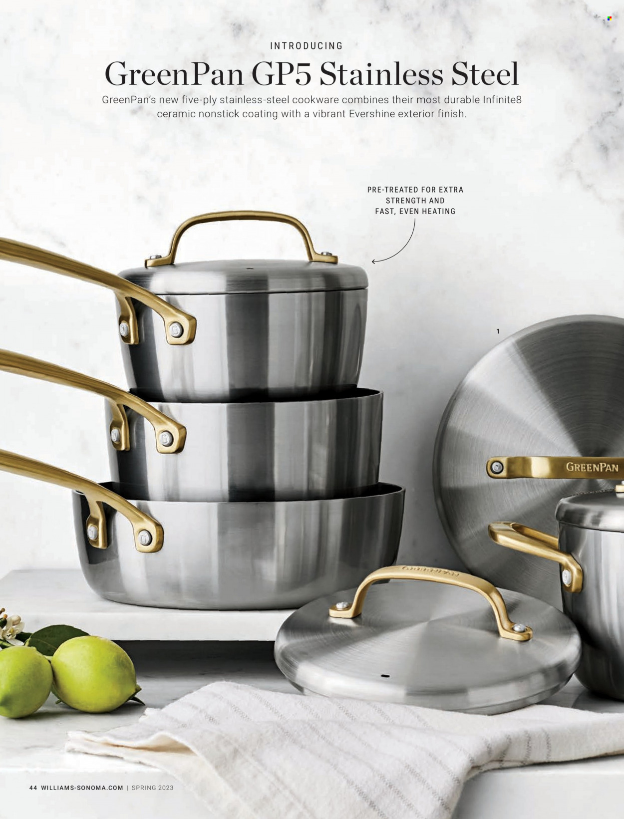 Williams-Sonoma flyer . Page 44.