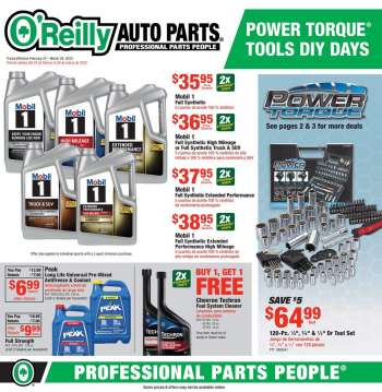 O'Reilly Auto Parts Ad - Current Ad