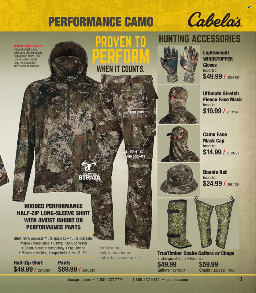 Bass Pro Shops flyer . Page 13.