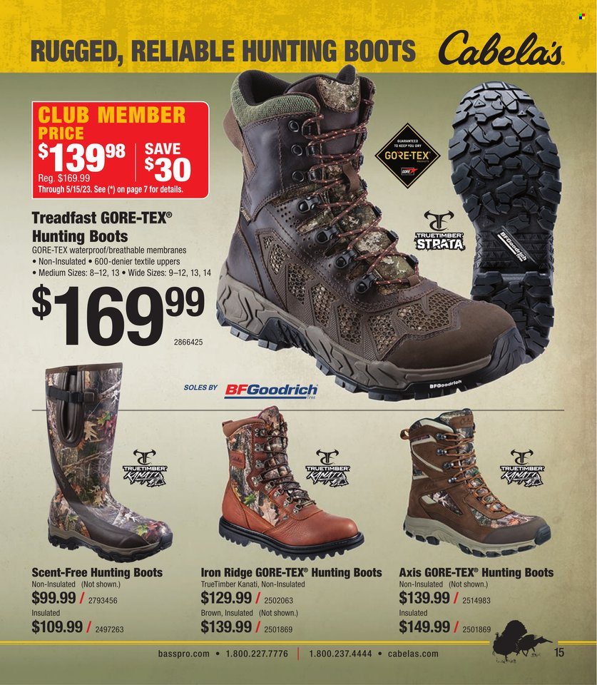 Bass Pro Shops flyer . Page 15.
