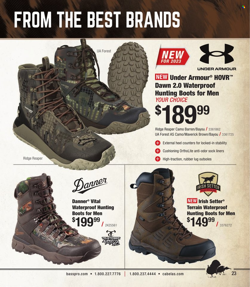 Bass Pro Shops flyer . Page 23.