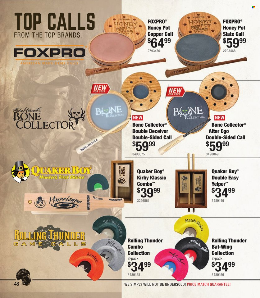 Bass Pro Shops flyer . Page 48.