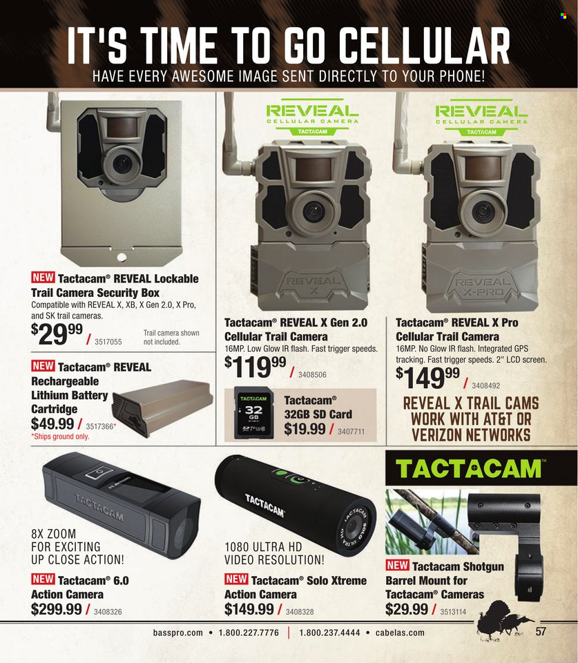Bass Pro Shops flyer . Page 57.