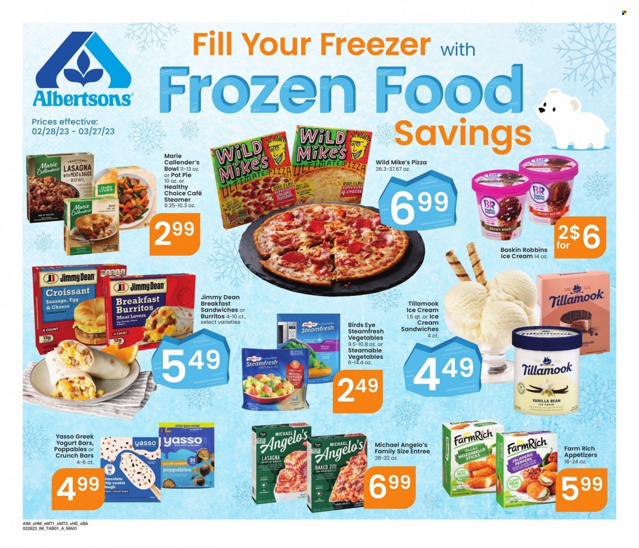 Albertsons flyer  - 02.28.2023 - 03.27.2023. Page 1.