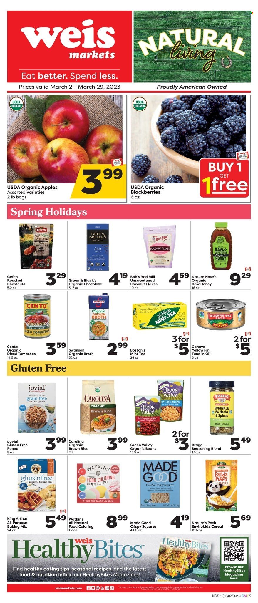 Weis flyer  - 03.02.2023 - 03.29.2023. Page 1.