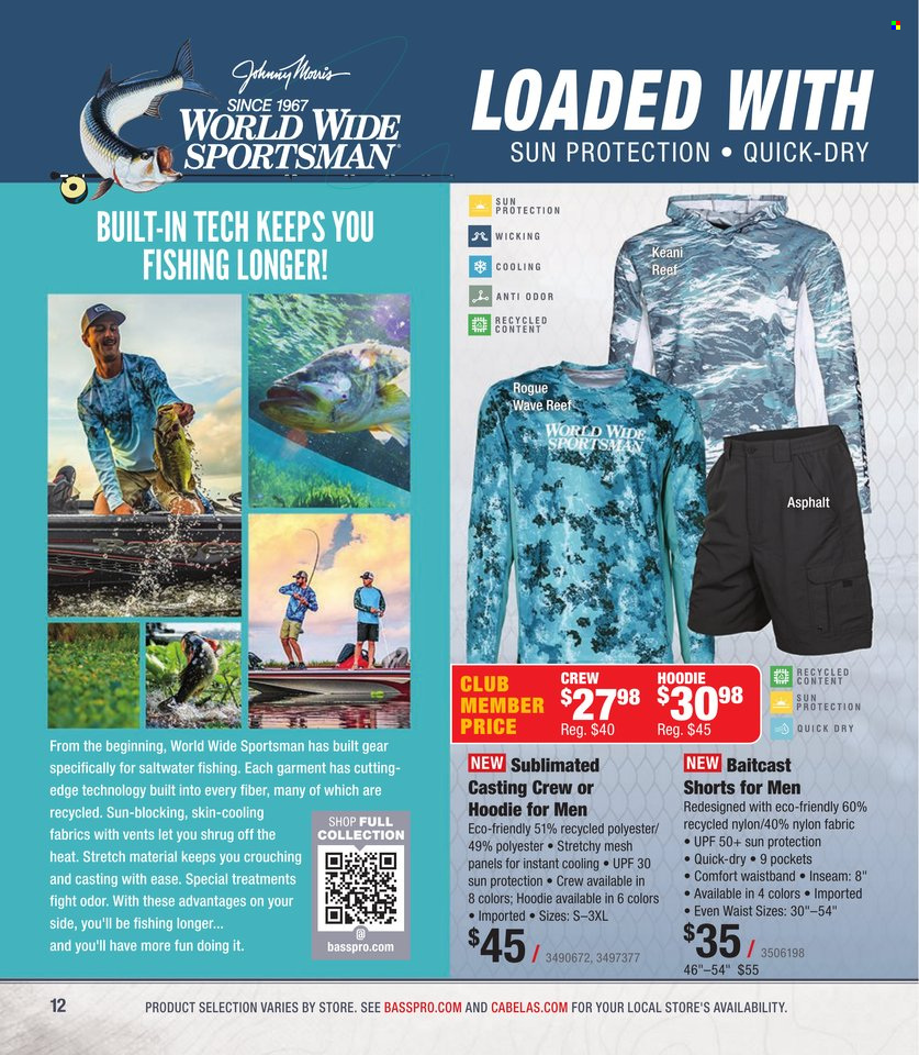 Bass Pro Shops flyer . Page 12.
