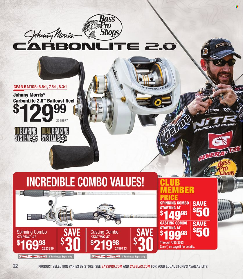Bass Pro Shops flyer . Page 22.