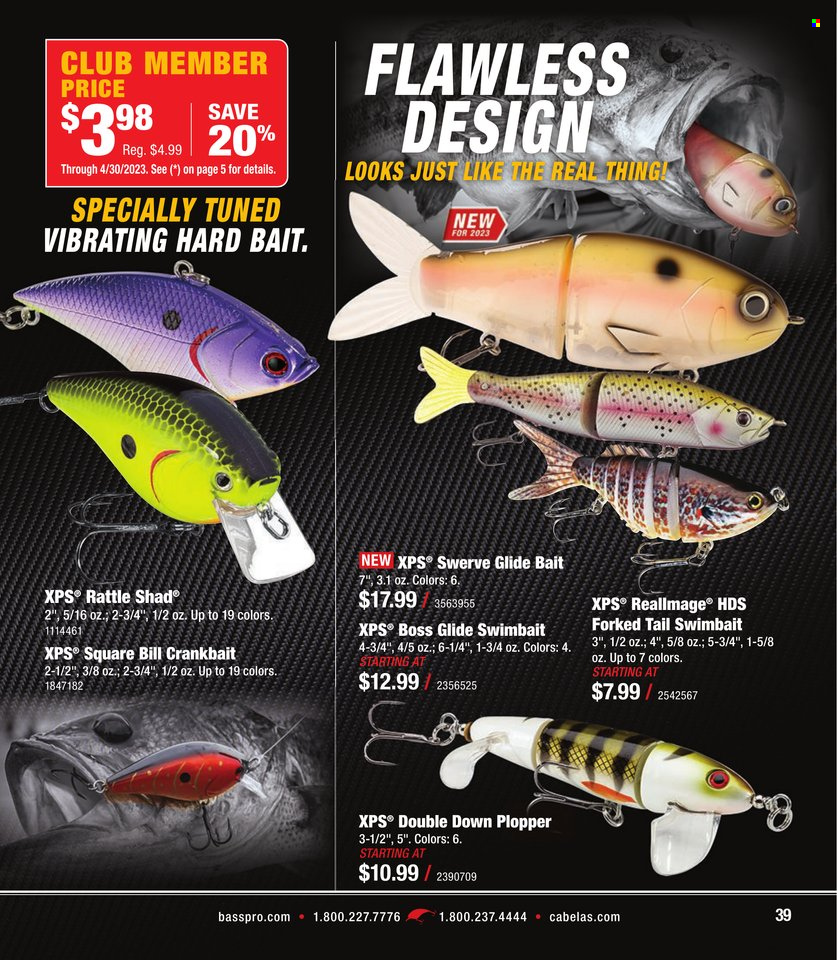 Bass Pro Shops flyer . Page 39.