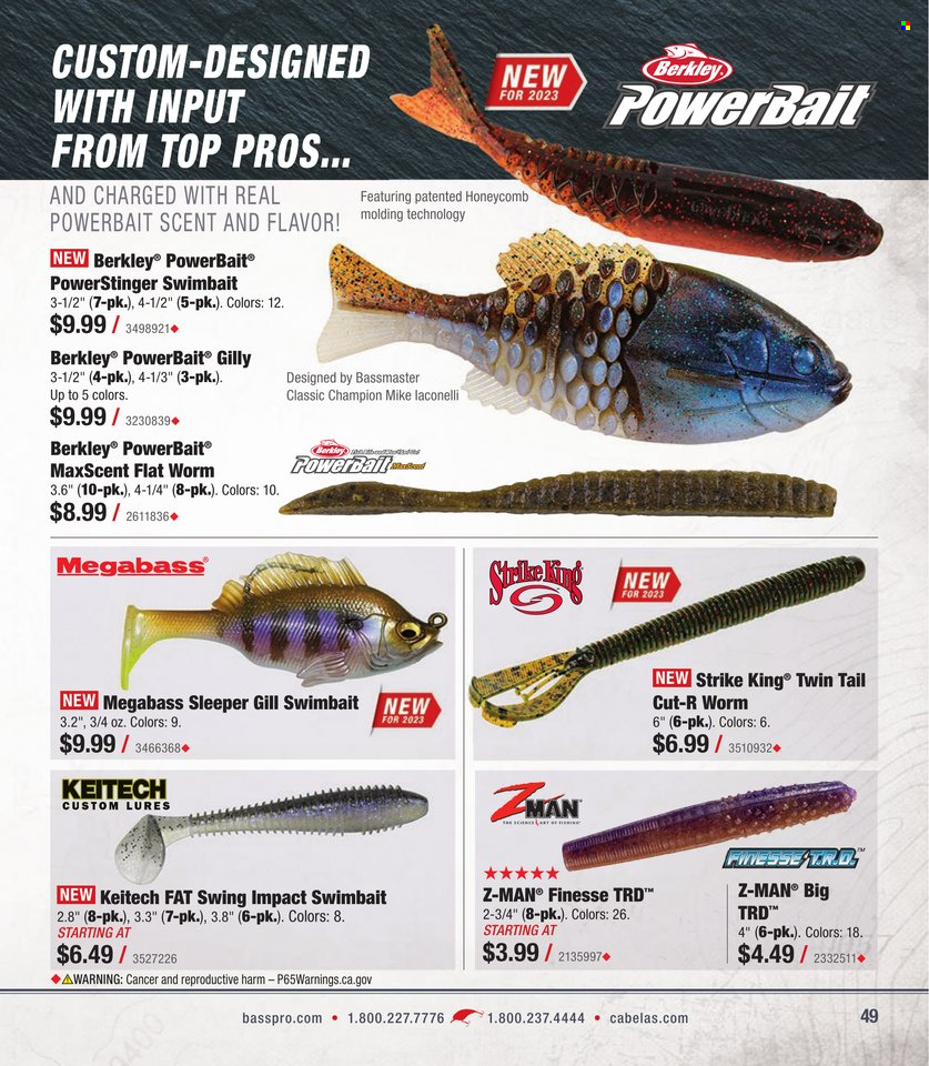 Bass Pro Shops flyer . Page 49.
