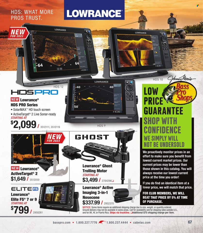 Bass Pro Shops flyer . Page 67.