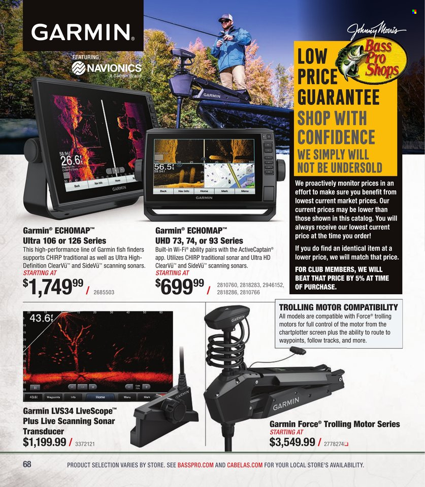 Bass Pro Shops flyer . Page 68.