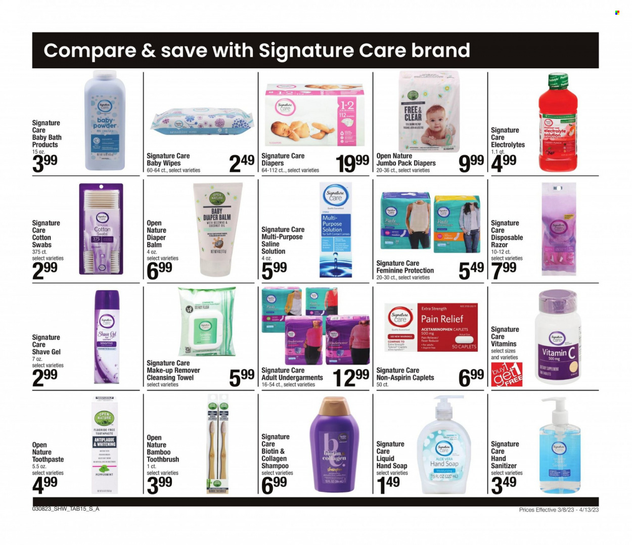 Shaw’s flyer  - 03.08.2023 - 04.13.2023. Page 15.
