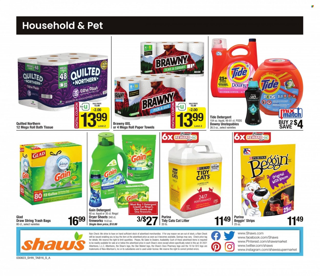 Shaw’s flyer  - 03.08.2023 - 04.13.2023. Page 16.