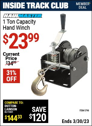 Harbor Freight flyer  - 03.12.2023 - 03.30.2023. Page 2.