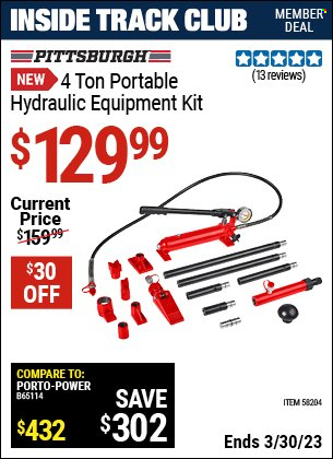 Harbor Freight flyer  - 03.12.2023 - 03.30.2023. Page 69.