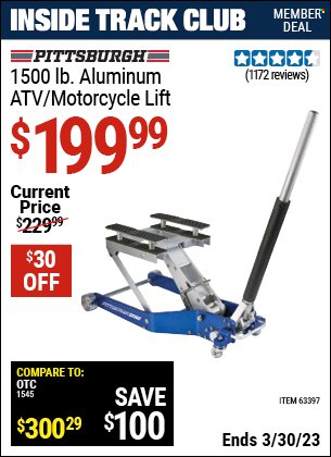 Harbor Freight flyer  - 03.12.2023 - 03.30.2023. Page 134.