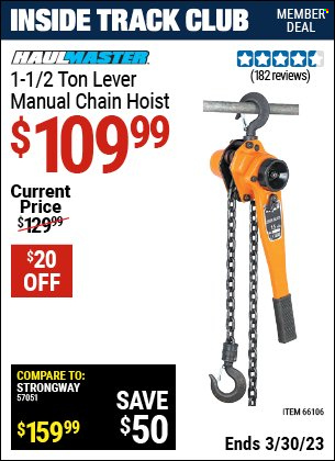 Harbor Freight flyer  - 03.12.2023 - 03.30.2023. Page 173.