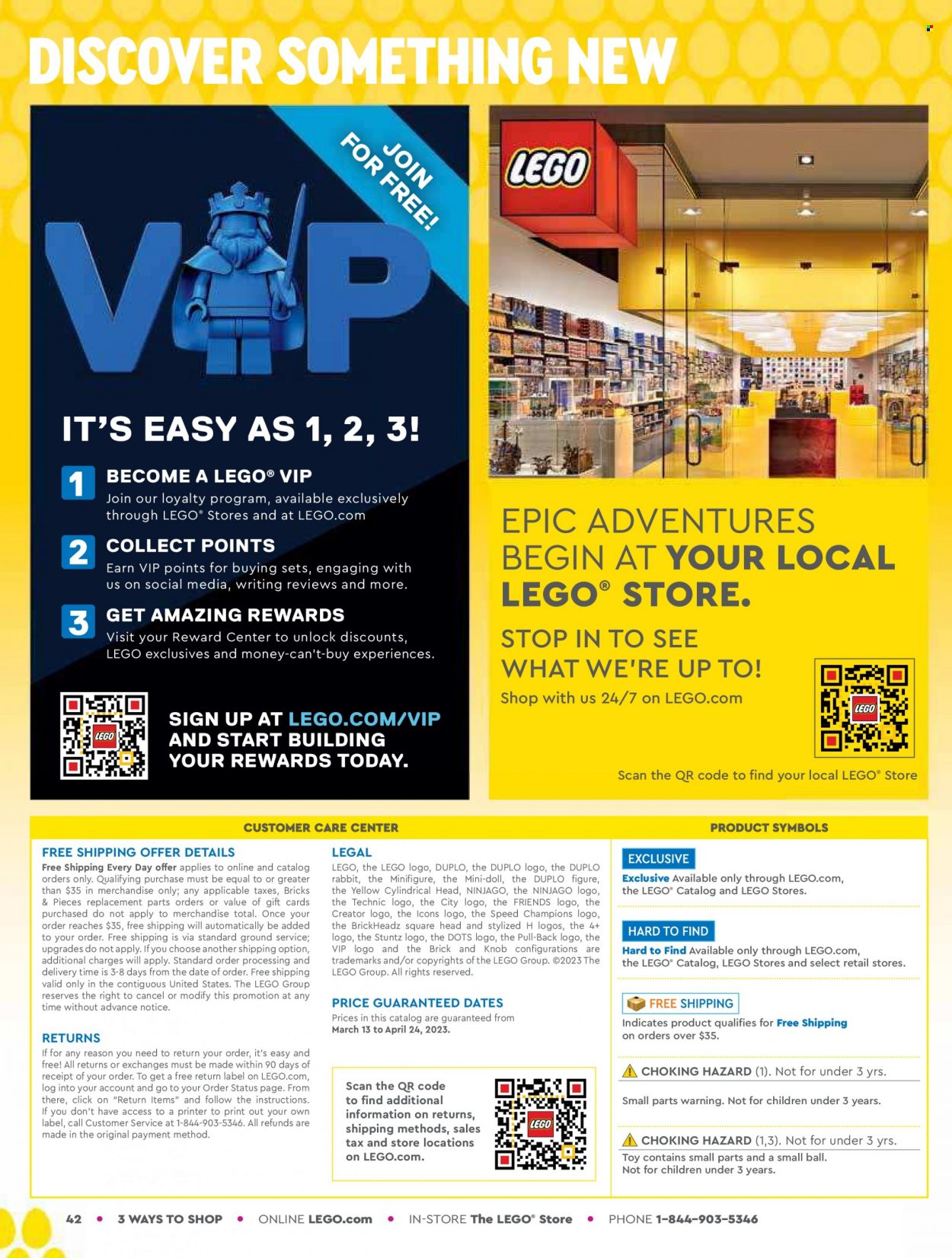 LEGO flyer . Page 43.