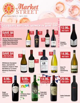 Market Street - Wine flyer