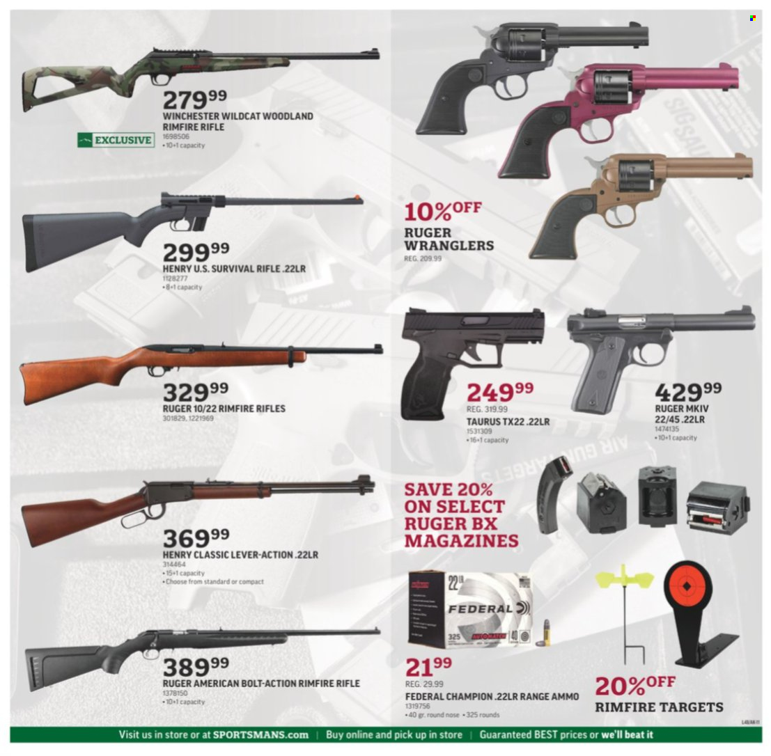 Sportsman's Warehouse flyer  - 03.17.2023 - 04.02.2023. Page 11.
