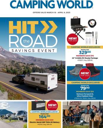 Camping World Ad - March Specials