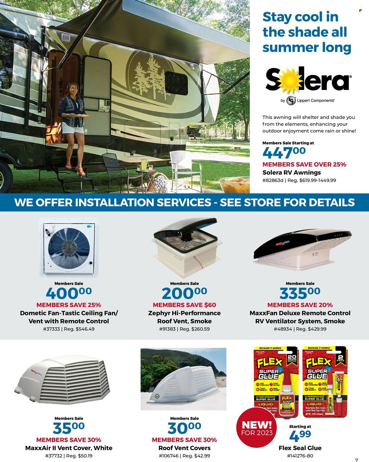 Camping World flyer  - 03.16.2023 - 04.09.2023. Page 7.