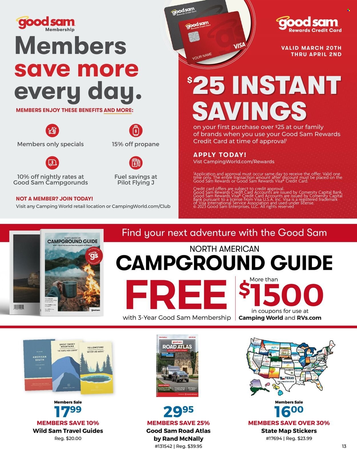 Camping World flyer  - 03.16.2023 - 04.09.2023. Page 13.
