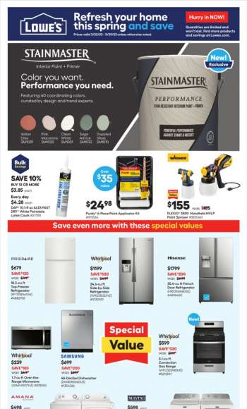 Lowe's Ad - Weekly Ad
