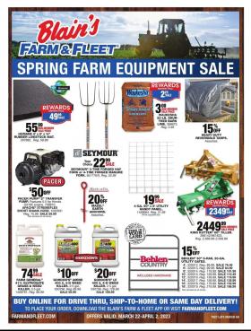 Blain's Farm & Fleet - Spring Farm Equipment Sale