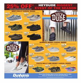 Dunham's Sports - HeyDude Ad