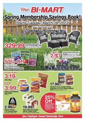 Bi-Mart - Spring Membership Savings Book