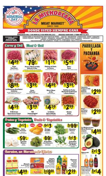 La Michoacana Meat Market Austin weekly ads