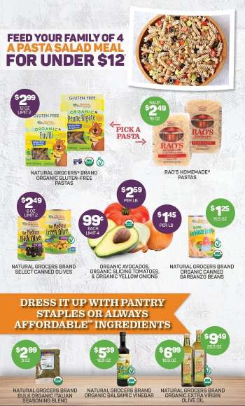 Natural Grocers Ad - Meal Deals