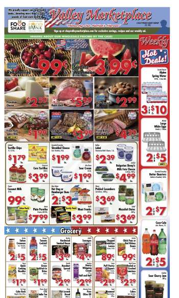 Valley Marketplace Ad - Weekly Ad