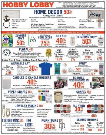 Hobby Lobby Indianapolis weekly ads