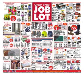Ocean State Job Lot Ad - Weekly Ad